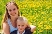 Irina und Nolan Mai 2001
